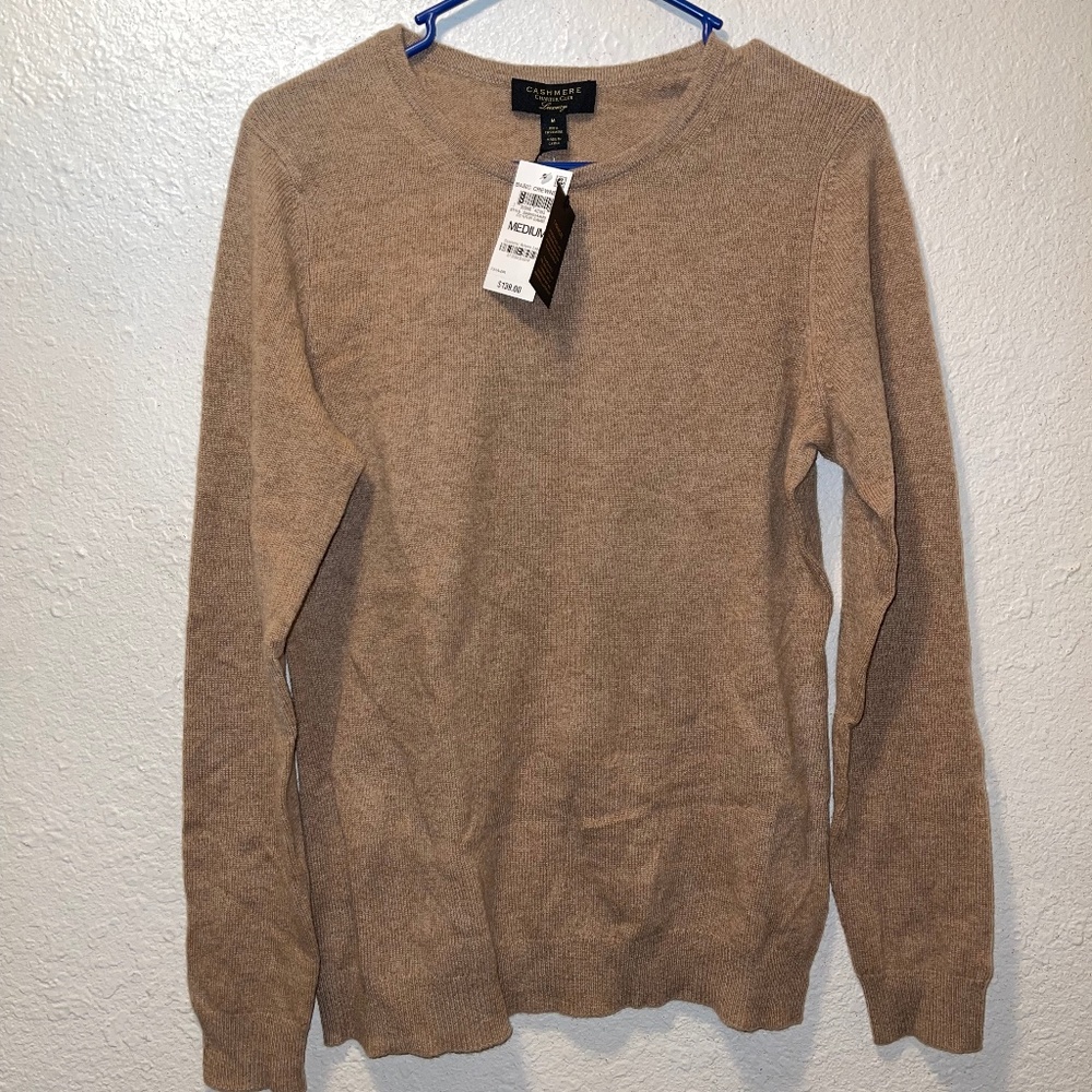 Charter Club Crew-Neck Cashmere Sweater